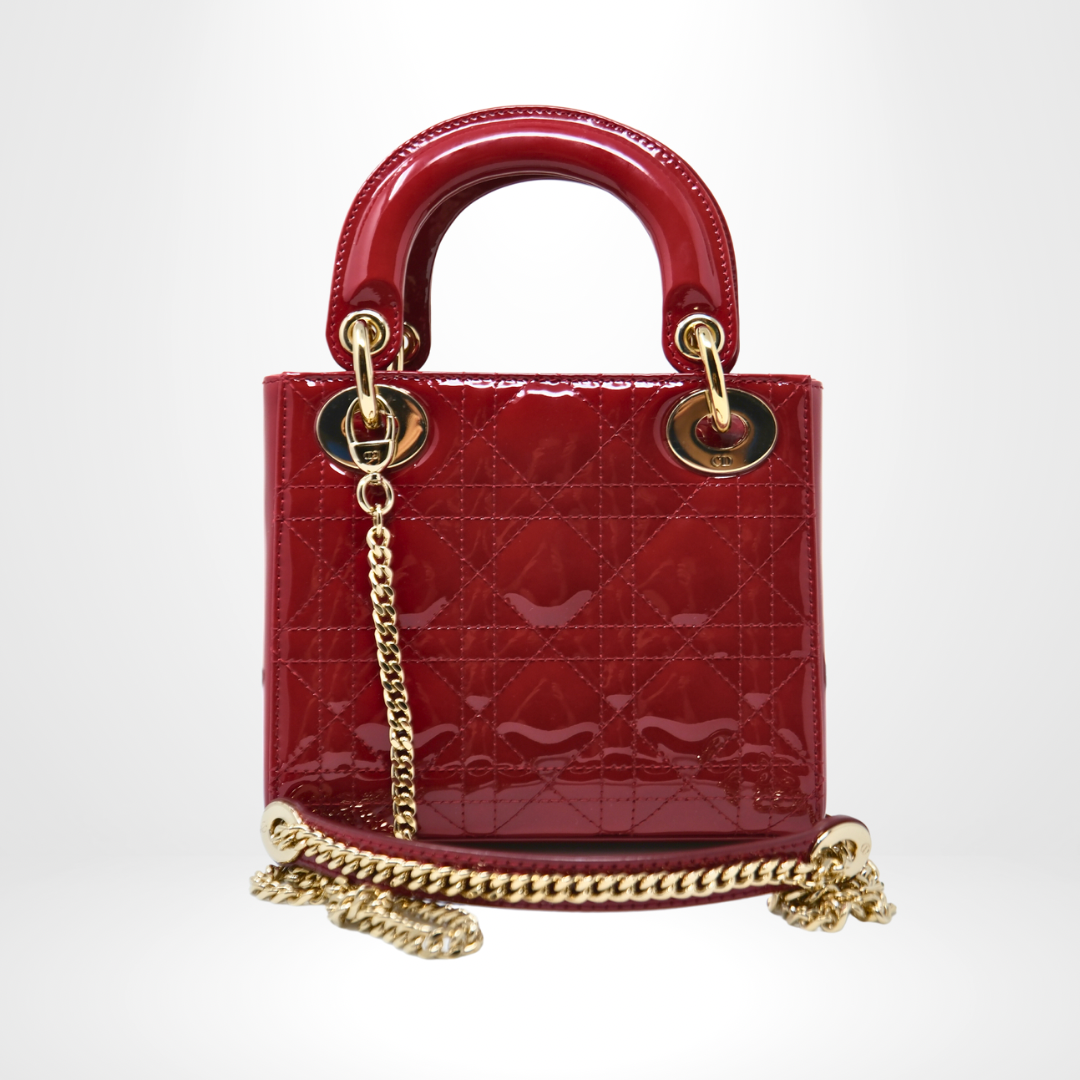 Dior Patent Mini Lady Dior - 15 Day Rental