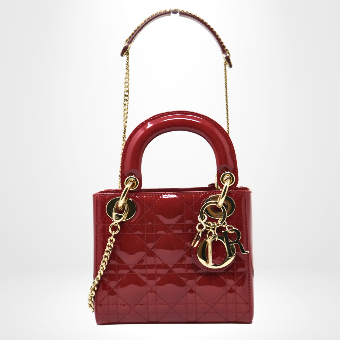 Dior Patent Mini Lady Dior - 15 Day Rental