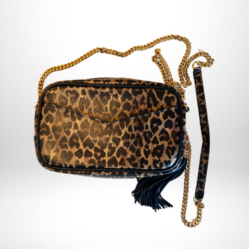 Saint Laurent Leopard Crossbody Camera Bag - 15 Day Rental